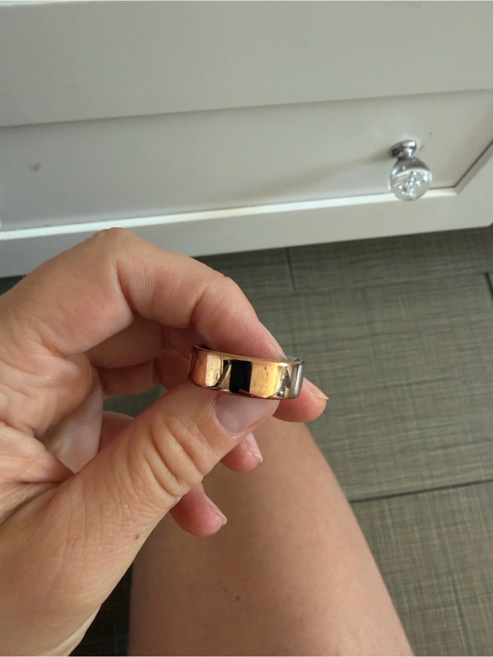 Oura Ring 4 Rose Gold, size 10, with charger